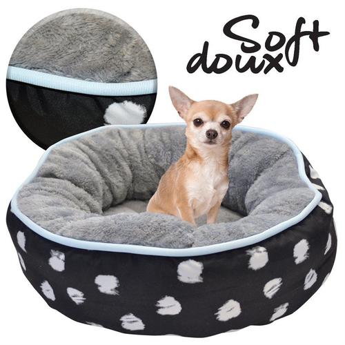 small round pet bed
