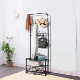 Versatile Metal Cloth Rack with Shoe Storage - SortWise®