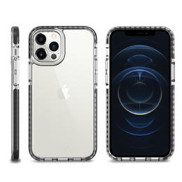 Echo-tec Crystal Clear Shockproof Slim Phone Case for iPhone 12 Pro Max 6.7" - PrimeCables®