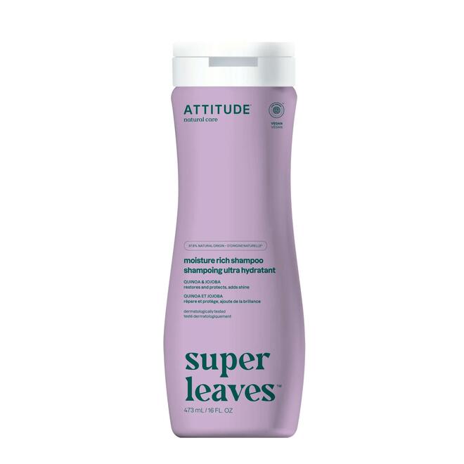 attitude LVTH 11007 Attitude ATTITUDE Super Leaves Hypoallergenic Natural Moisture Rich Shampoo 473ML
