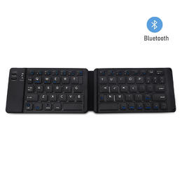Compact Foldable Bluetooth Keyboard, Black
