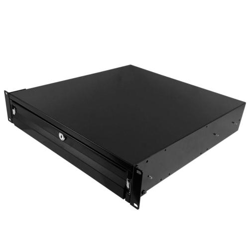 Cab RM 390 2U Rack Cabinet 19 Inch Locking Drawer 18 inch Depth 2U 35kg Loading Weight