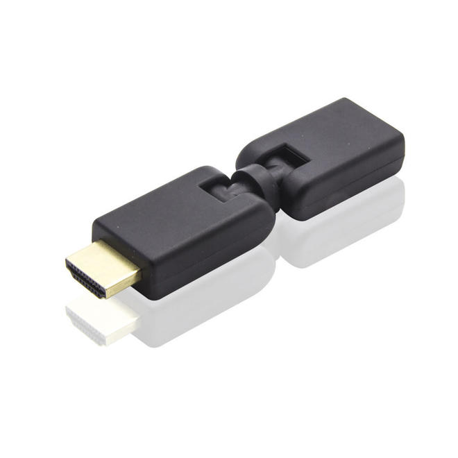 HDMI® Port Saver Adapter (Male to Female) 360 Degree Swiveling Type