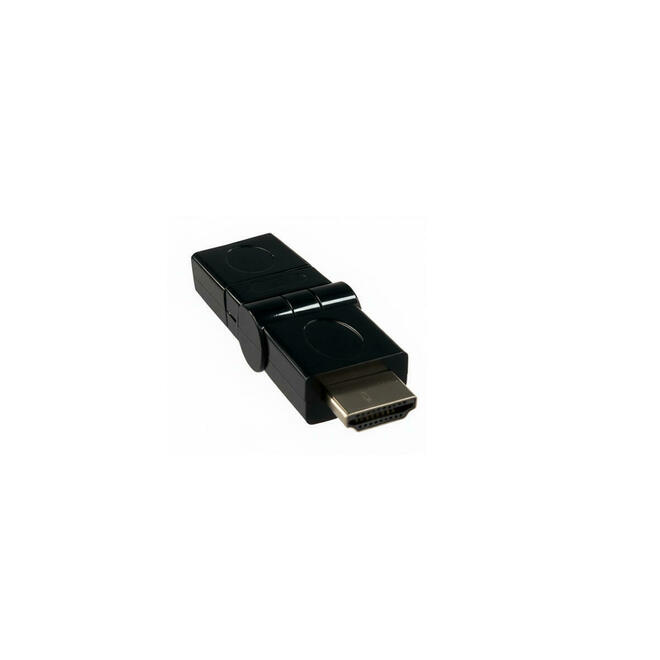 PrimeCables Cab 7702 VGA DVI HDMI Adapters HDMI Port Saver Adapter Male to Female 360 Degree Swiveling Type PrimeCables
