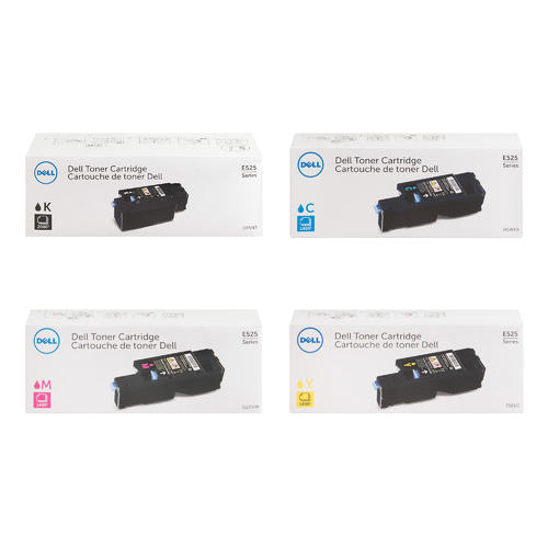 Dell 593-BBJX 593-BBJU 593-BBJV 593-BBJW Original Toner Cartridge Combo ...
