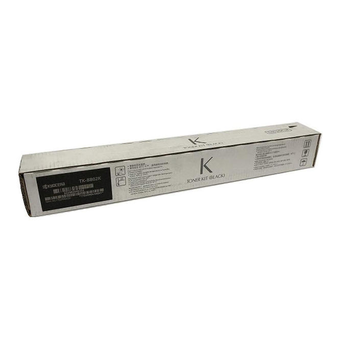 Kyocera Mita Kyocera TK 8802K OEM ECOSYS P8060cdn Kyocera Mita TK 8802K 1T02RRCUS0 Original Black Toner Cartridge