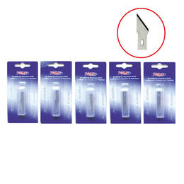 Nobel SX02TL5 5 Cutting Knives Mats Magnifiers Nobel Replacement Surgical Blades Made of Japanese Steel Long Blades Pack of 5