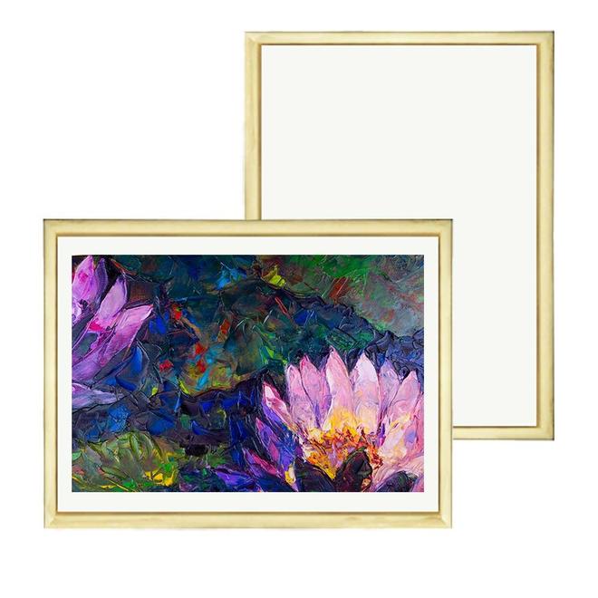 Other Brands D004G1012 Frame Gallery Canvas shadow box frame Gold 10 x 12