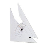 TN AJ 3008 Rulers Protractors Triangles Compasses Adjustable triangle 30 x 8 20 cm