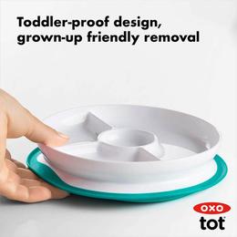 OXO LVTH 61121200 Baby Supplies OXO Tot Stick Stay Divided Plate