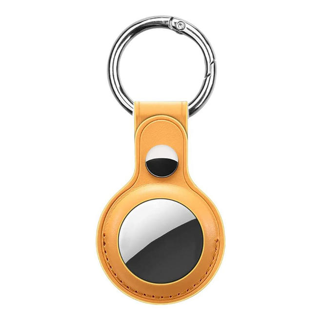 PC Airtag PU Brands PU Leather Airtag Cover with Key Chain Suitable for Daily Use Airtag PU Case PrimeCables