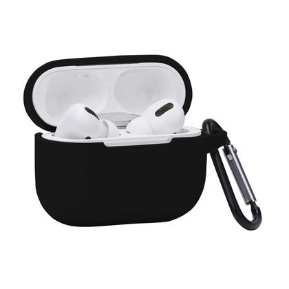 JIAXIUFEN - Coque Silicone Pour AirPods Pro (2019), Avec Porte-clés, Protection Anti-choc, Charge Sans Fil