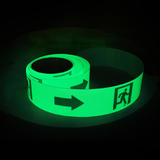 Other Brands OS 34 YG306 05 Adhesives Tapes and Dispenser Self Adhesive Glow in the Dark Safety Tape 2 Wide x 74FT