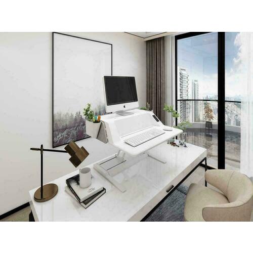 PrimeCables Cab PC 08221 Standing Desk Desk Converter Electric Height Adjustable Stylish Sit stand Smart Workstation PrimeCab
