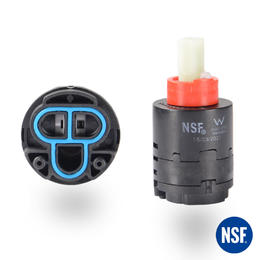 Ceramic Cartridge Durable Pressure Balance Faucet Valve 40mm NSF Certified - LIVINGbasics