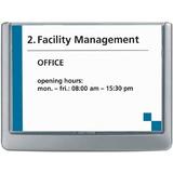 Durable 486037 Sign Holders Display DURABLE Click Sign 2 1 8 W x 5 7 8 H Graphite