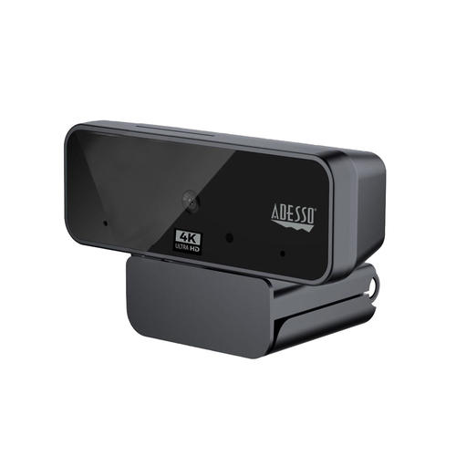 Adesso Cybertrack H6 Webcams ADESSO 4K Ultra HD USB Webcam with Built in Dual Microphone Privacy Shutter Cover