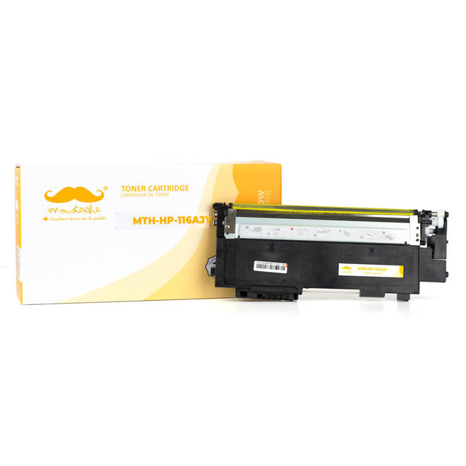 Moustache HP 116A W2062A Jumbo Y Color Laser MFP 178nw Compatible HP 116A W2062A Jumbo Yellow Toner Cartridge High Yield Mous