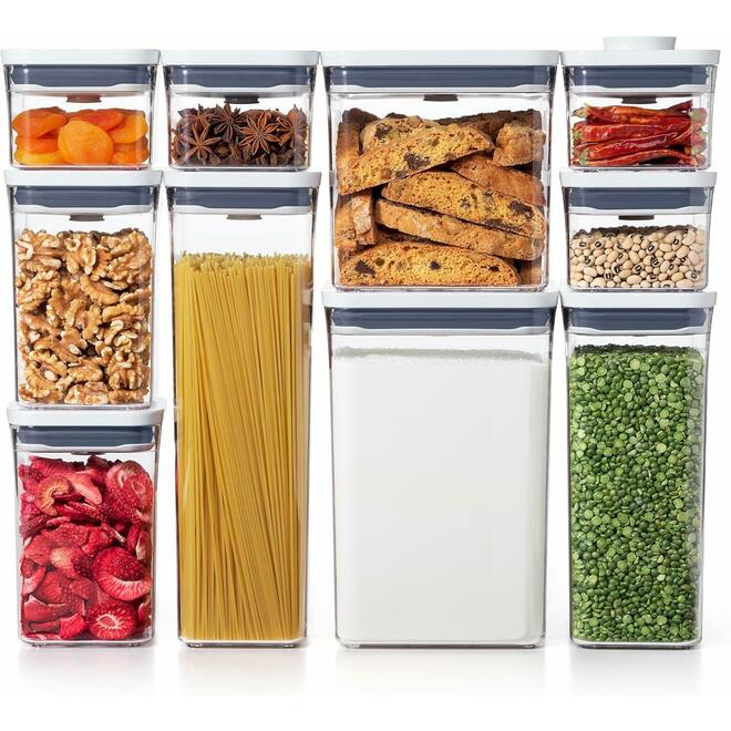 OXO LVDA 11236000G Food Storage Containers OXO POP 2 0 10 piece Starter Set Food Container
