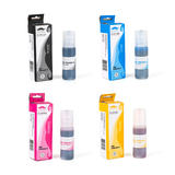 Moustache Epson T552 Combo Epson EcoTank Epson T552 Compatible Ink Bottle Combo High Yield BK C M Y Moustache