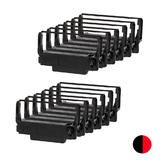 Epson ERC30BR TM 200 UB Prep Printer Epson ERC 30 New Compatible Black Red Ribbon 6 pack