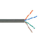 Cab BK C6E600 ALL Cat6 6a Network Ethernet Cable 1000ft 4 Pair Cat6 550MHz Solid UTP FT6 CMP Plenum Bulk Cable Black