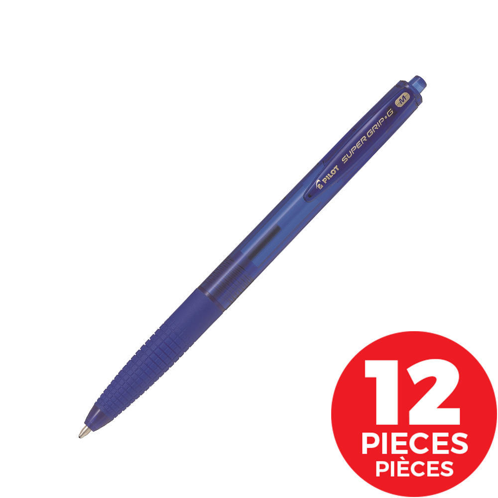 Penne Pilot Super Grip G - Set Da 12, 4 Colori, Punta Media - Foto 13