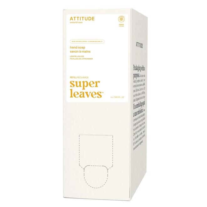 attitude LVTH 84098 2 Body Wash Super Leaves Hypoallergenic Hand Soap 4L Orange ATTITUDE