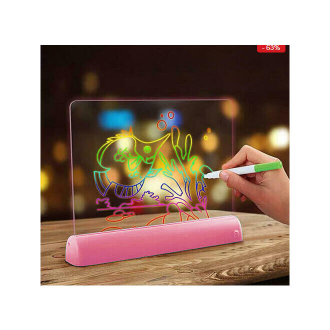 Other Brands JSK X1 Boogie Board 3D Magic Pad Light Up Drawing Board