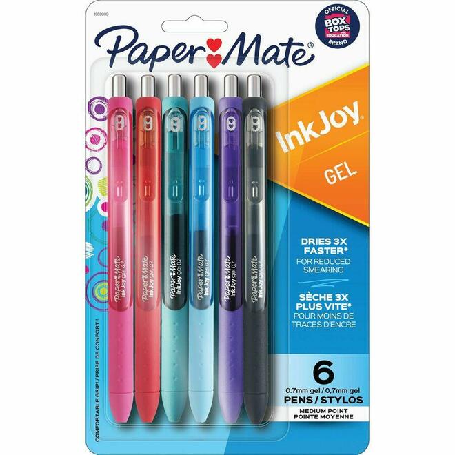 PAPERMATE 840 1951717 Ballpoint Pens Gel Pens Paper Mate InkJoy Retractable Gel Pens 0 5mm Fine Point Assorted Color 371450