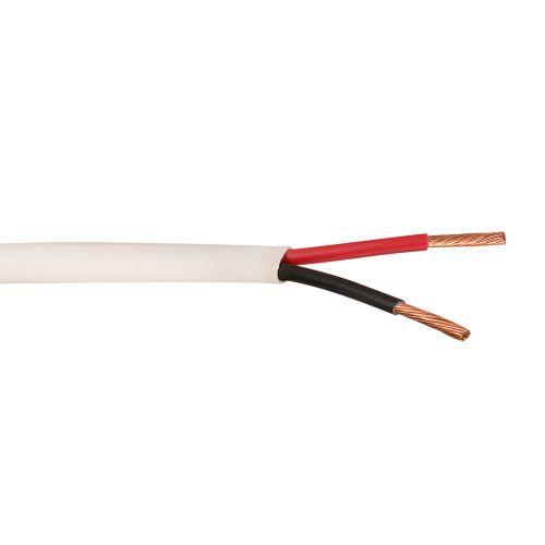 Cab BK SPE424 WH Speaker Wires 250ft 2C 12AWG In Wall Bulk Speaker Cable CMR White