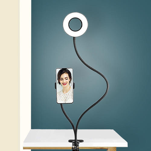 No Brand PC S15 35R Gaming Accessories 3 5 inch 3 Normal Colors and 9 RGB Colors Selfie Ring Light with Cell Phone Holder