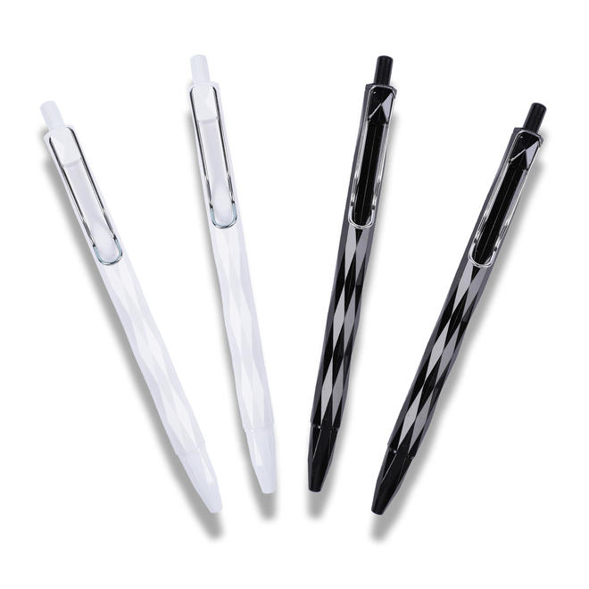 Other Brands GP186203 4PK Ballpoint Pens Gel Pens Two Ink Colors Retractable Gel Ink Pen One Click to Use Quick Dry Ink 4 Pac