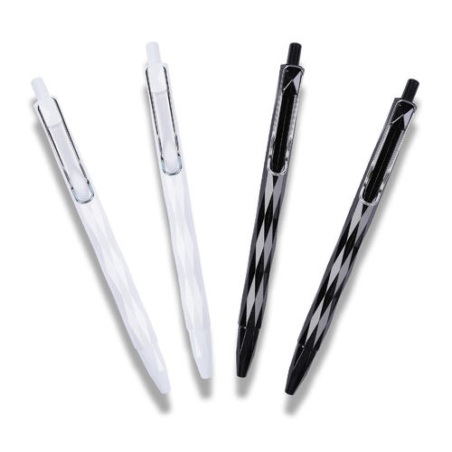 Other Brands GP186203 4PK Ballpoint Pens Gel Pens Two Ink Colors Retractable Gel Ink Pen One Click to Use Quick Dry Ink 4 Pac