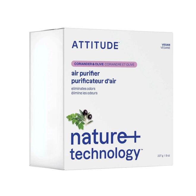 attitude LVTH 15228 Air Fresheners Hypoallergenic Air Purifier with Activated Carbon Filter Lavender Eucalyptus 227g ATTITUDE