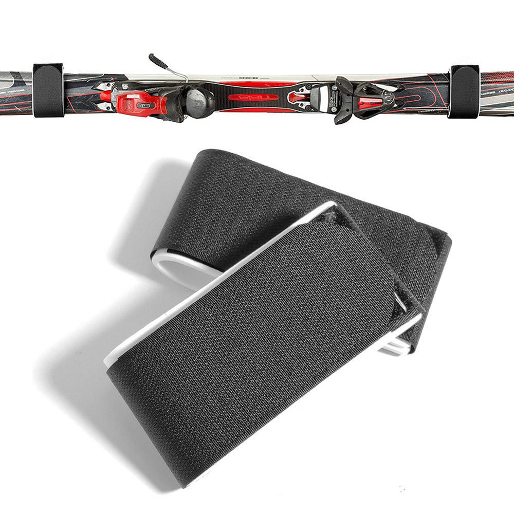 Ski Binding Safety Straps 20-Pack - Elastic Rubber Brake Bands