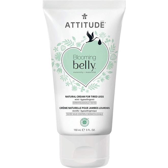 attitude LVTH 18191 Attitude Blooming Belly Hypoallergenic Natural Pregnancy Safe Cream for Tired Legs 150ml ATTITUDE