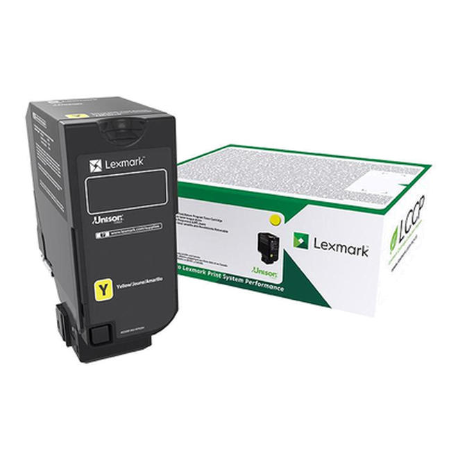 Lexmark Lexmark 74C1HY0 OEM CS725de Lexmark 74C1HY0 Original Yellow Return Program Toner Cartridge High Yield