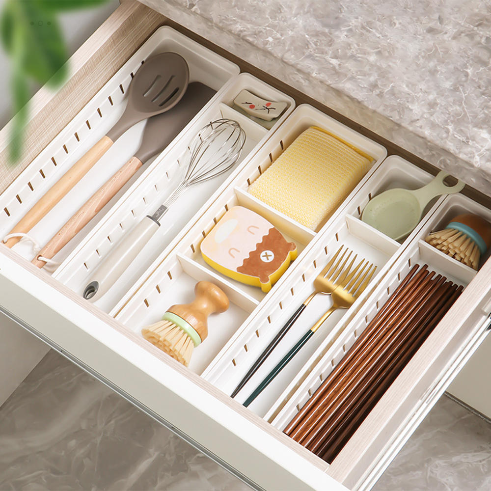 Boîte De Rangement à Tiroirs Empilables - 3 Litres - Pour Salle De Bain, Organisation De Maquillage Et Produits