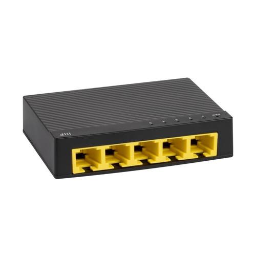 Monoprice Canada Cab 41712 Business Commercial Switch Monoprice 5 Port 10 100 1000Mbps Gigabit Ethernet Unmanaged Switch