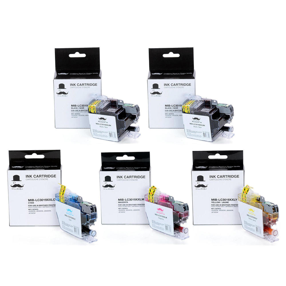 Brother LC3019 XXL Compatible Ink Cartridge Combo Extra High Yield BK/C/M/Y  - Moustache®