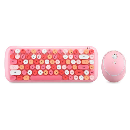 Other Brands SMK 632392AG Keyboard and Mouse Combos 84 Keys Compact Color 2 4GHz Wireless Keyboard and Mouse Combo 3 Level DP