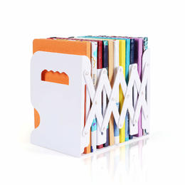 Desktop Telescopic Bookend, Expandable Magazine Files Bookshelf - Moustache®