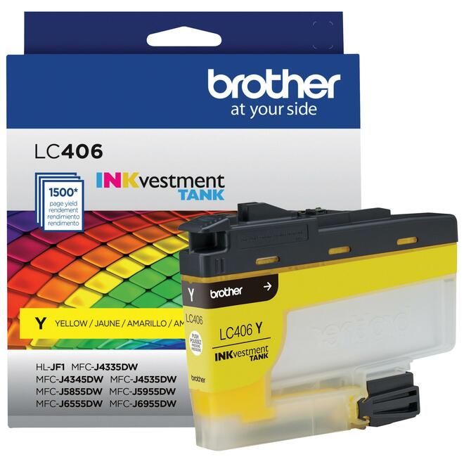 Brother Brother LC406YS OEM MFC J4335DW Brother LC406YS Original Yellow Ink Cartridge