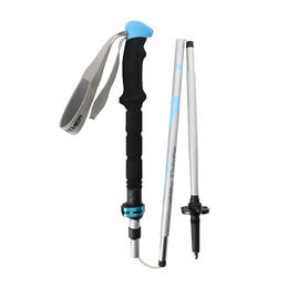 Other Brands GTP3002A 07 BL Camping 5 Section Collapsible Trekking Poles Aluminum Folding Walking Hiking Sticks