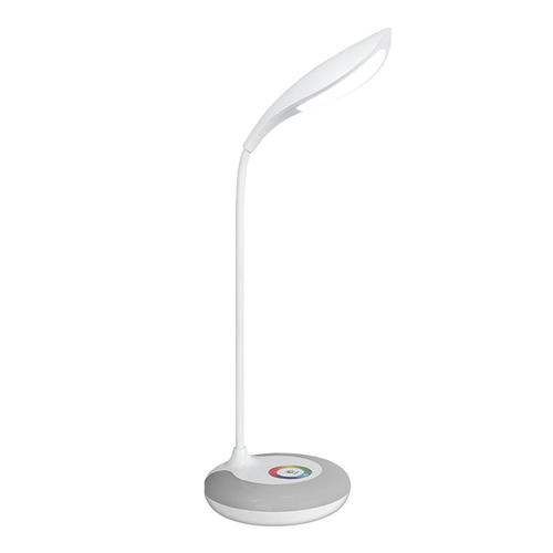 PrimeCables LVB FX025A USB Lamp Three Levels Touch Dimming Desk Lamp with RGB Atmosphere Plug in Table Lamp PrimeCables