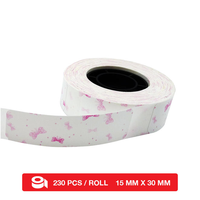 G G 110HW 15BKDS Label Maker Tapes Label for 110HW Thermal Label Printer 15mm x 50mm 150pcs