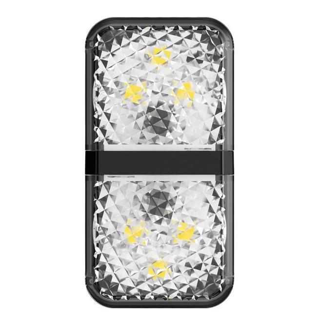 BlackBox CRFZD 01 Car Accessories Decor 6 LED Car Door Opening Warning Light Safety Anti Collision Flashing Signal Lamps 2 Pa