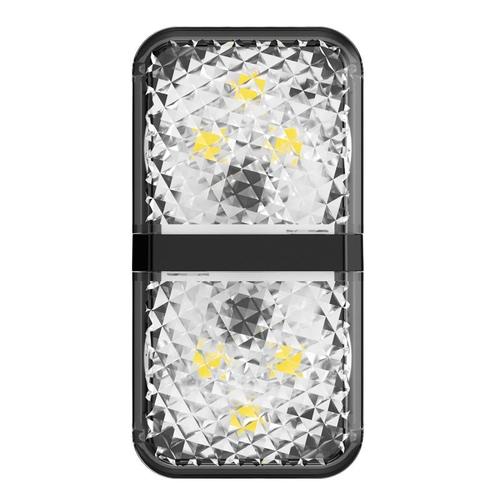 BlackBox CRFZD 01 Car Accessories Decor 6 LED Car Door Opening Warning Light Safety Anti Collision Flashing Signal Lamps 2 Pa