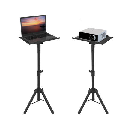 Trépied Réglable Pour Projecteur Et Ordinateur Portable - Support Multifonction Hauteur Adjustable - Noir